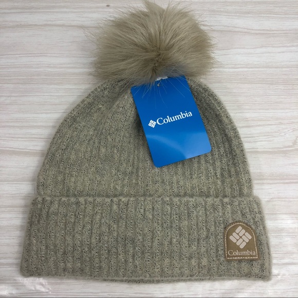 Columbia Accessories - Columbia Winter Blur Pom Pom Beanie I Chalk
